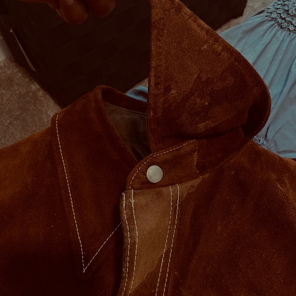 Vintage Brown Suede jacket - Picture 3 of 3
